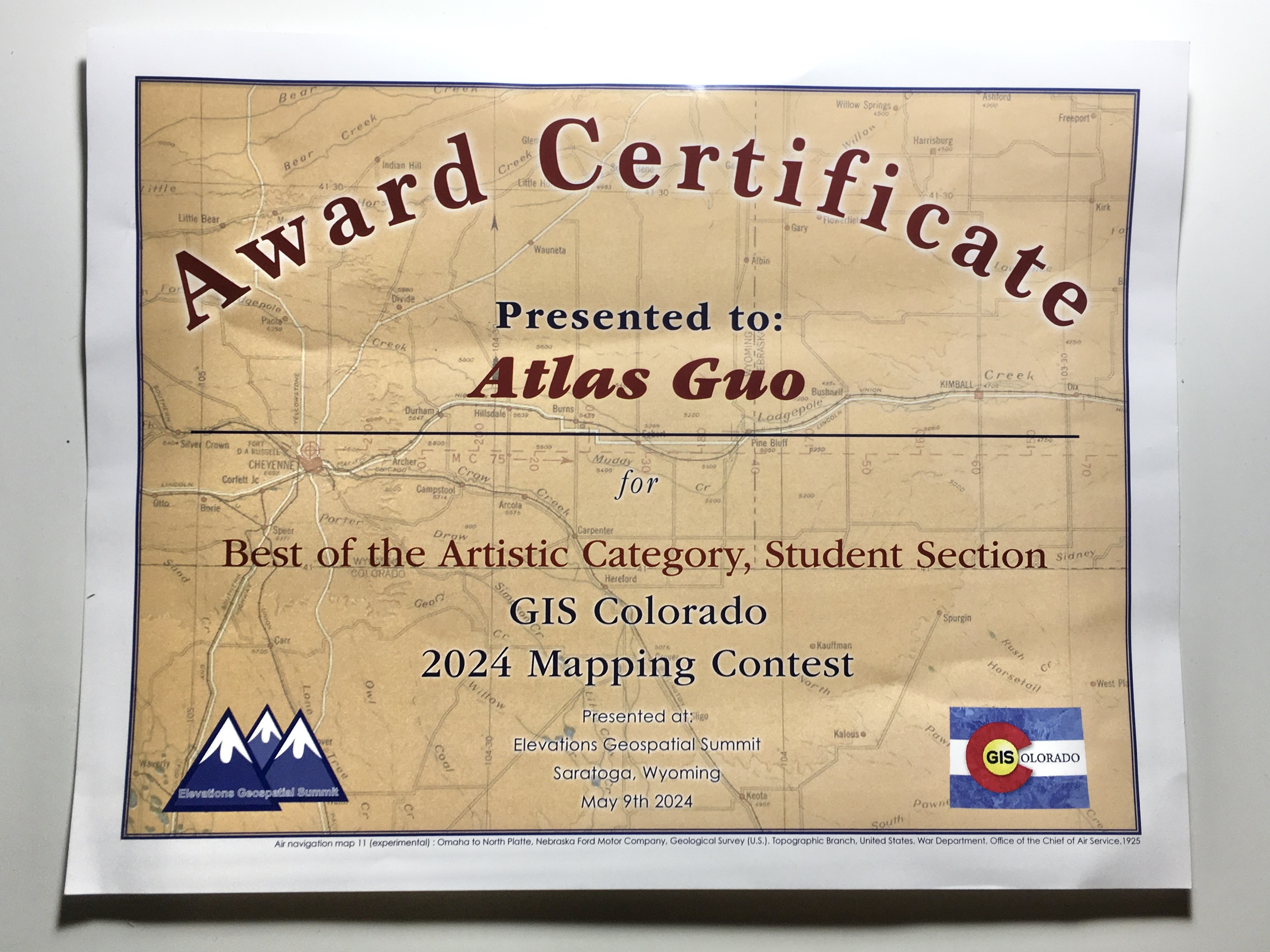Lego Colorado Gisco Award image
