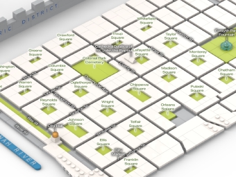 Thumbnail for LEGO Map of Savannah Historic District