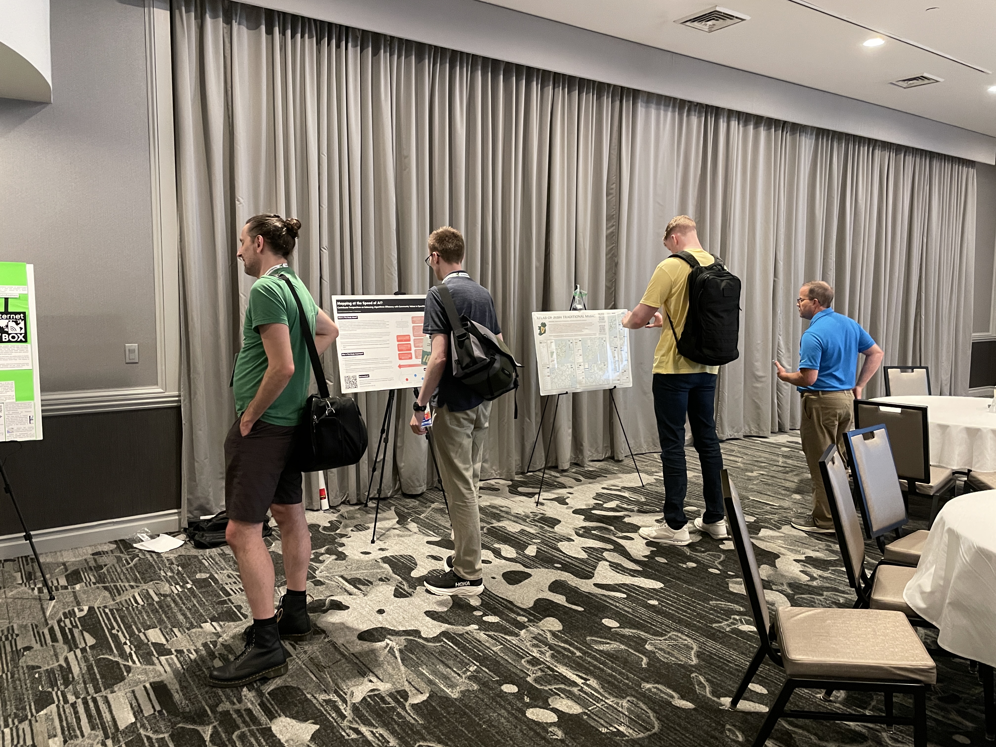 Atlas of Irish Traditional Music poster at State of the Map US 2026