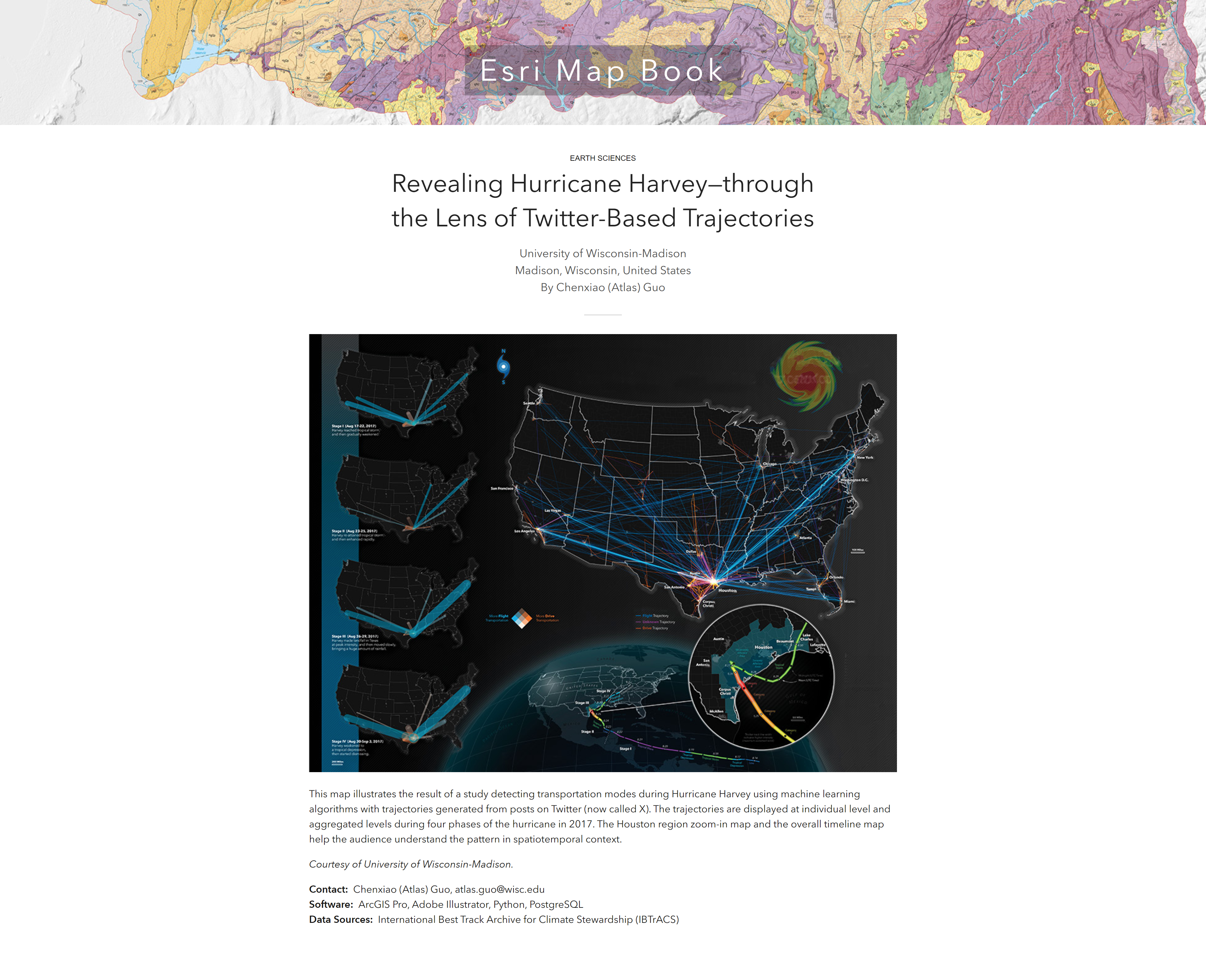 Revealing Hurricane Harvey Esri Map Book image 3
